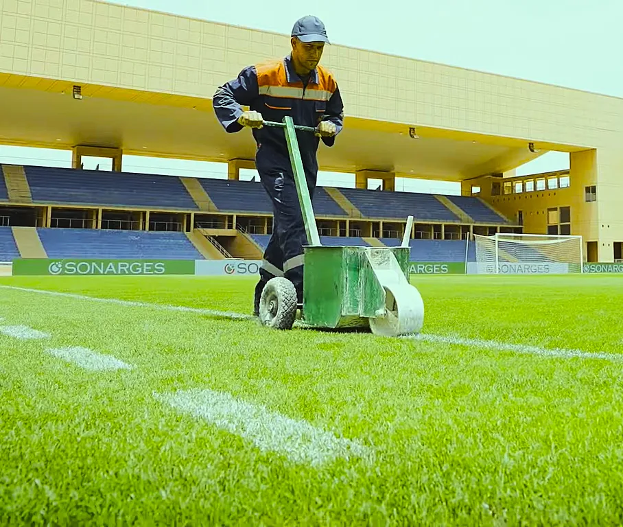 Maintenance d'une pelouse sportive SONARGES